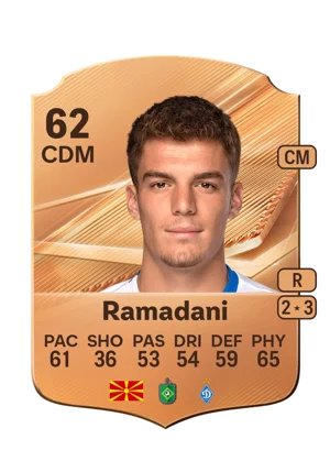 Ramadani - 62 - Rare EA FC 27 card