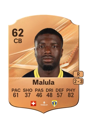 Malula - 62 - Rare EA FC 27 card