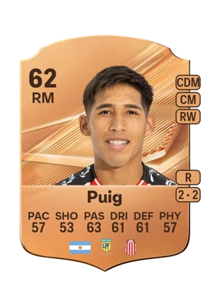 Puig - 62 - Rare EA FC 27 card