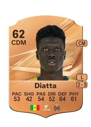 Diatta - 62 - Rare EA FC 27 card