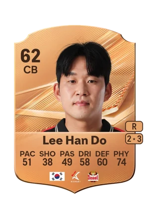 Lee Han Do - 62 - Rare EA FC 27 card