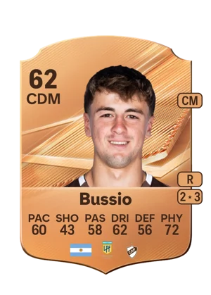 Bussio - 62 - Rare EA FC 27 card