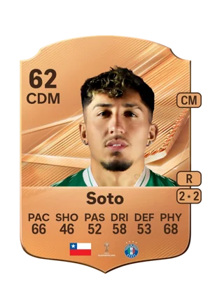 Soto - 62 - Rare EA FC 27 card