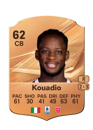 Kouadio - 62 - Rare EA FC 27 card