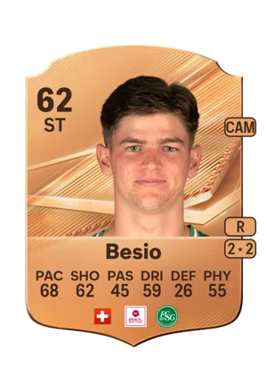 Besio - 62 - Rare EA FC 27 card