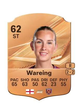 Wareing - 62 - Rare EA FC 27 card