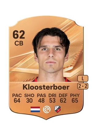 Kloosterboer - 62 - Rare EA FC 27 card