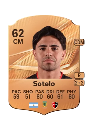 Sotelo - 62 - Rare EA FC 27 card