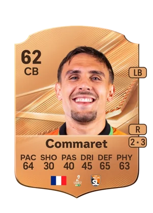 Commaret - 62 - Rare EA FC 27 card