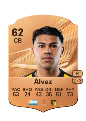 Álvez - 62 - Rare EA FC 27 card