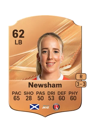 Newsham - 62 - Rare EA FC 27 card