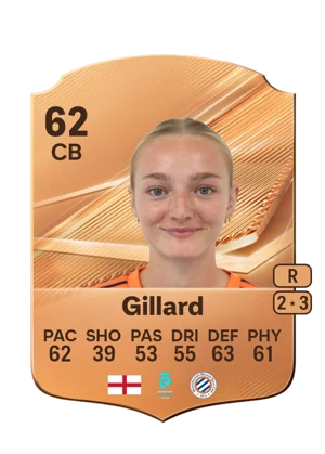 Gillard - 62 - Rare EA FC 27 card