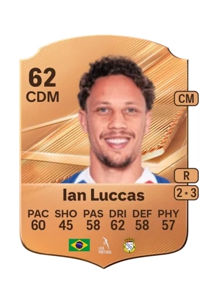 Ian Luccas - 62 - Rare EA FC 27 card