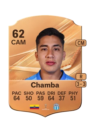 Chamba - 62 - Rare EA FC 27 card