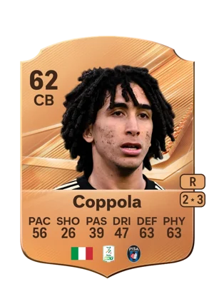 Coppola - 62 - Rare EA FC 27 card