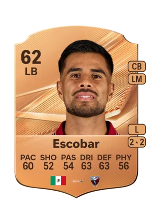 Escobar - 62 - Rare EA FC 27 card