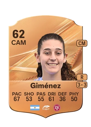 Giménez - 62 - Rare EA FC 27 card
