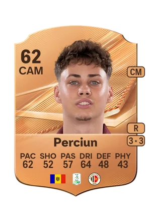 Perciun - 62 - Rare EA FC 27 card