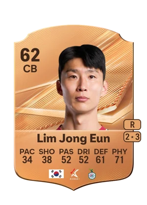 Lim Jong Eun - 62 - Rare EA FC 27 card