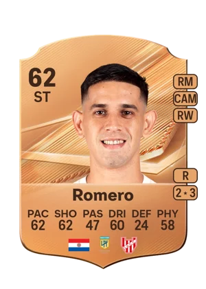 Romero - 62 - Rare EA FC 27 card