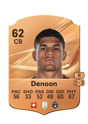 Denoon - 62 - Rare EA FC 27 card
