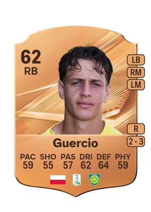 Guercio - 62 - Rare EA FC 27 card