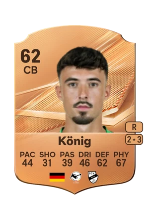 König - 62 - Rare EA FC 27 card