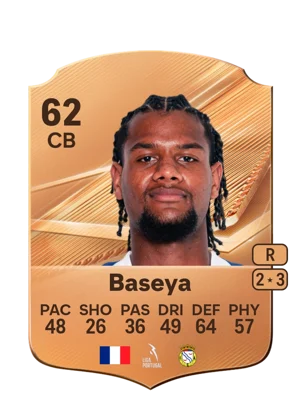 Baseya - 62 - Rare EA FC 27 card