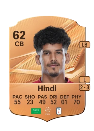 Hindi - 62 - Rare EA FC 27 card