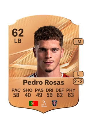 Pedro Rosas - 62 - Rare EA FC 27 card