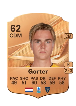 Gorter - 62 - Rare EA FC 27 card