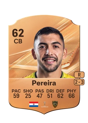 Pereira - 62 - Rare EA FC 27 card