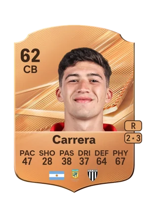 Carrera - 62 - Rare EA FC 27 card