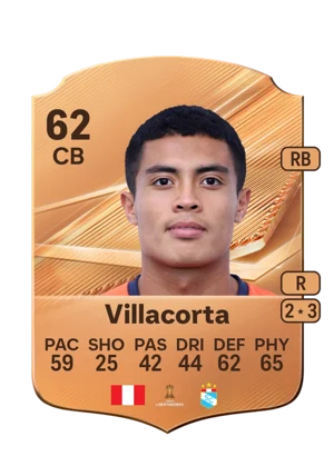 Villacorta - 62 - Rare EA FC 27 card