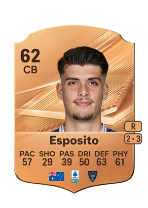 Esposito - 62 - Rare EA FC 27 card