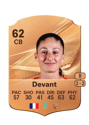 Devant - 62 - Rare EA FC 27 card