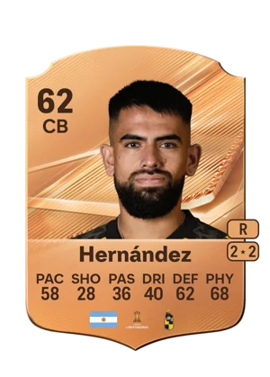 Hernández - 62 - Rare EA FC 27 card
