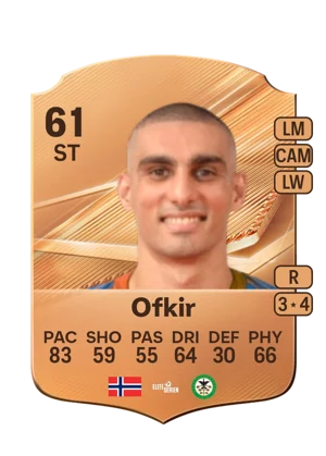 Ofkir - 61 - Rare EA FC 27 card