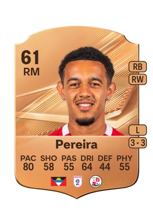Pereira - 61 - Rare EA FC 27 card