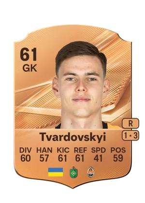 Tvardovskyi - 61 - Rare EA FC 27 card