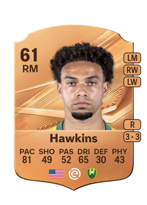 Hawkins - 61 - Rare EA FC 27 card