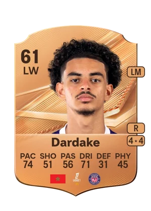 Dardake - 61 - Rare EA FC 27 card