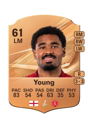 Young - 61 - Rare EA FC 27 card