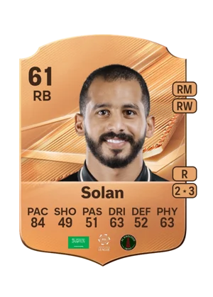 Solan - 61 - Rare EA FC 27 card