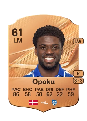 Opoku - 61 - Rare EA FC 27 card