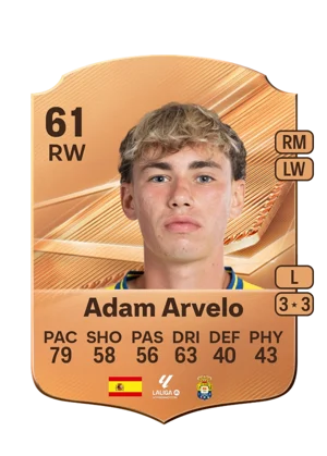 Adam Arvelo - 61 - Rare EA FC 27 card