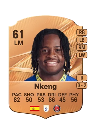 Nkeng - 61 - Rare EA FC 27 card