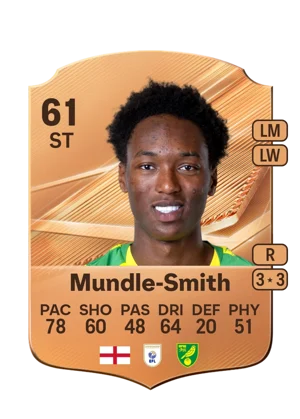Mundle-Smith - 61 - Rare EA FC 27 card