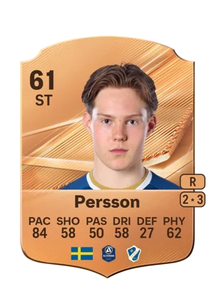 Persson - 61 - Rare EA FC 27 card