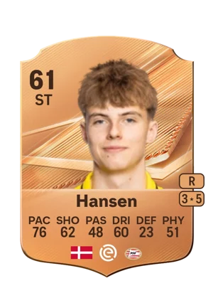 Hansen - 61 - Rare EA FC 27 card